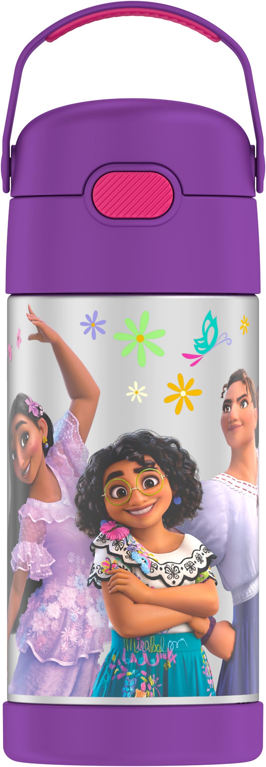 Thermos FUNtainer Encanto Stainless Steel Vacuum Insulated Water Bottle, 12 oz. (EAF4102EC6)