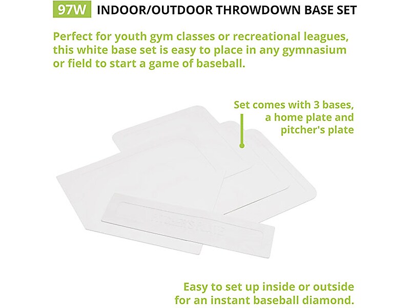 Champion Sports Throwdown Base Set, White (97W)
