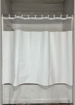 Gary Manufacturing PREA Compliant & Anti-Ligature 70" x 72" Vinyl Shower Curtains, Self Attaching Loops, 12/Case  (STPSTDMHCFVL)