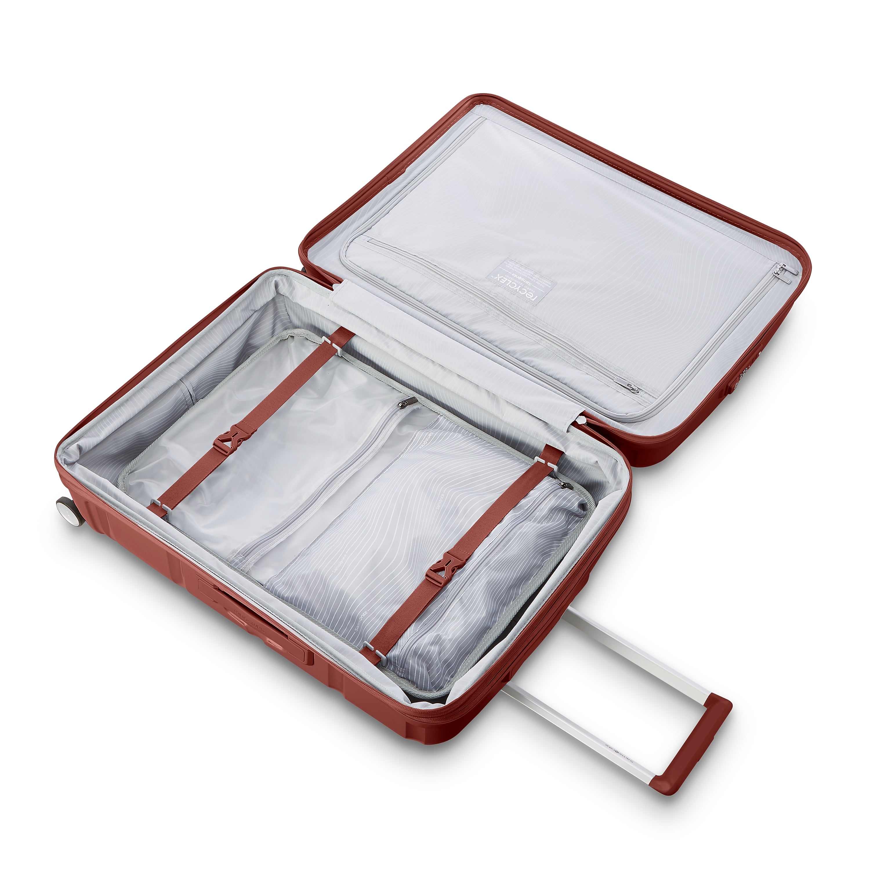 Samsonite Outline Pro 12.0" Hardside Suitcase, 4-Wheeled Spinner, Mars Red (137394-1534)