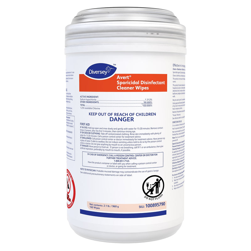 Avert Disinfecting Wipes, 160 Wipes/Container (100895790)