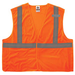 Ergodyne GloWear 8215BA High Visibility Sleeveless Safety Vest, ANSI Class R2, Orange, S/M (21063)