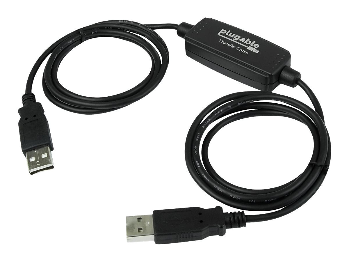 Plugable 6' USB 2.0 Windows Transfer Cable, Black (USB-EASY-TRAN)