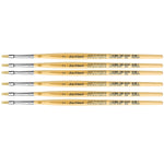 da Vinci JUNIOR BORSTE Tempera Synthetic Student Brush, 6 Brushes/Pack (DVXVA3292-6)