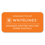 Roaring Spring Paper Products Whitelines 1-Subject Smart Notebook, 8.5" x 11", Graph Ruled, Gray/Silver (17001)