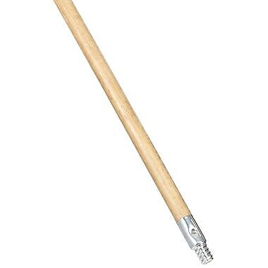 Rubbermaid Commercial Lacquered-Wood Threaded-Tip  Broom/Sweep Handle