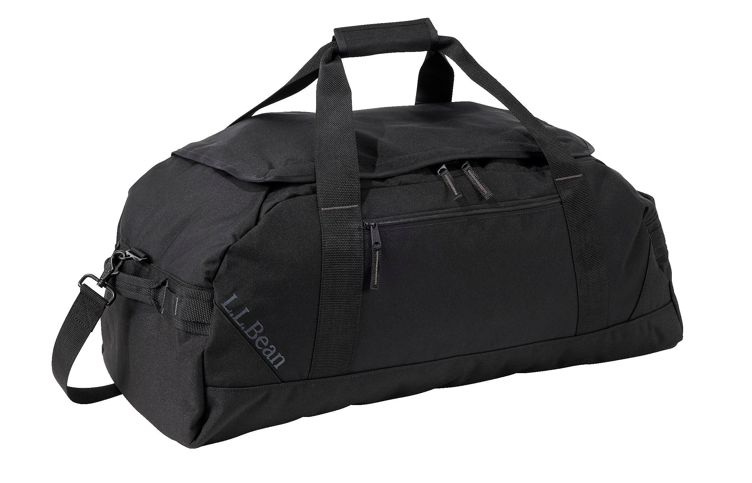 L.L.Bean Adventure 27" Polyester Travel Duffel, Black (1000209491)