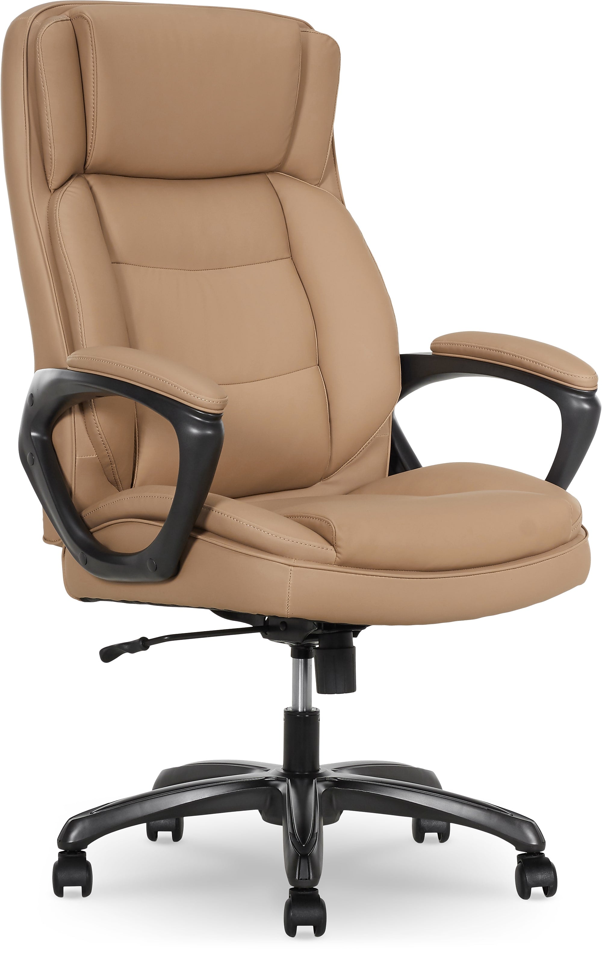 Thomasville Lansing Ergonomic Polyurethane Big & Tall Chair, 400 lb. Capacity, Light Tan (52398-TAN)