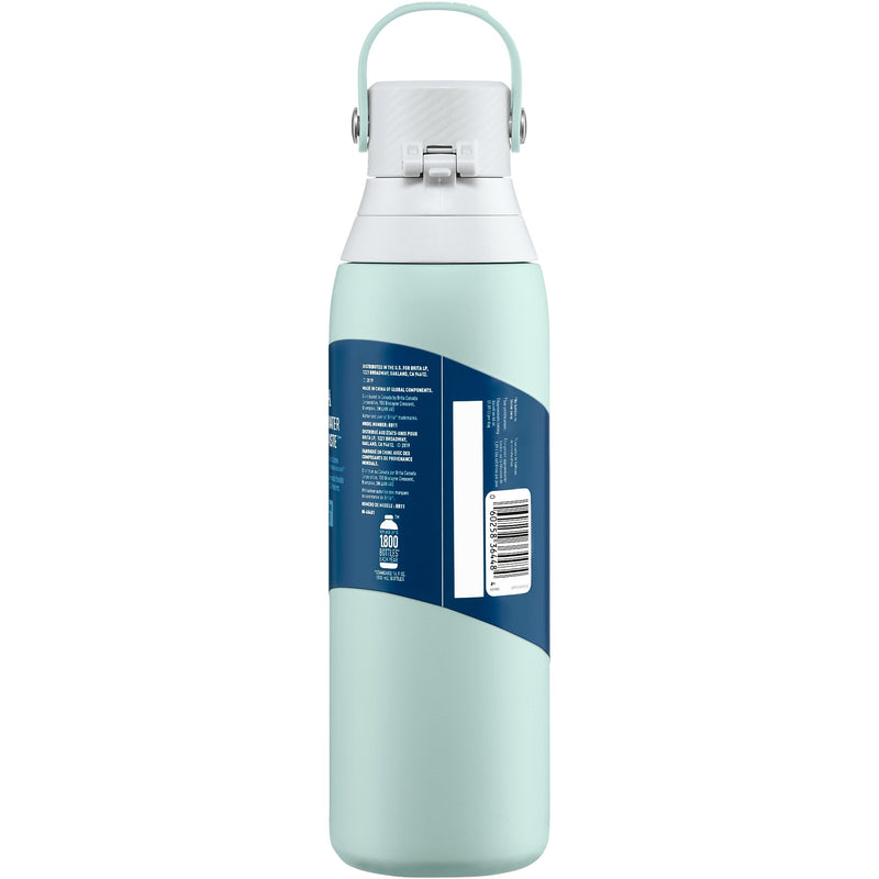 Brita Stainless Steel Filtered Water Bottle, 20 oz., Glacier (36448)