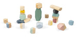 Janod Sweet Cocoon Stacking Stone Blocks, Multicolored (J04401)