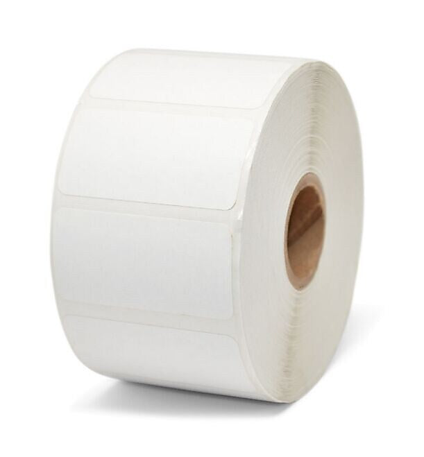 Zebra PolyPro 3000T Polypropylene Thermal Transfer Label, White, 1" x 2", 8 Rolls (17154)