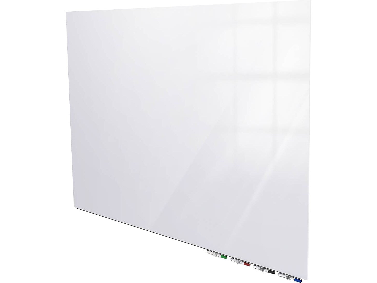 Ghent Aria Glass Dry-Erase Magnetic Whiteboard, 4' x 10' (ARIASM410WH)