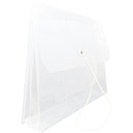 JAM Paper Premium Plastic Document File, Letter, Clear, 3/Pack (218E25CLBX3)