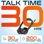 Delton Work Anywhere 30X Wireless Noise Canceling Bluetooth Over-the-Ear Headset Kit (DBND4WLS30X)