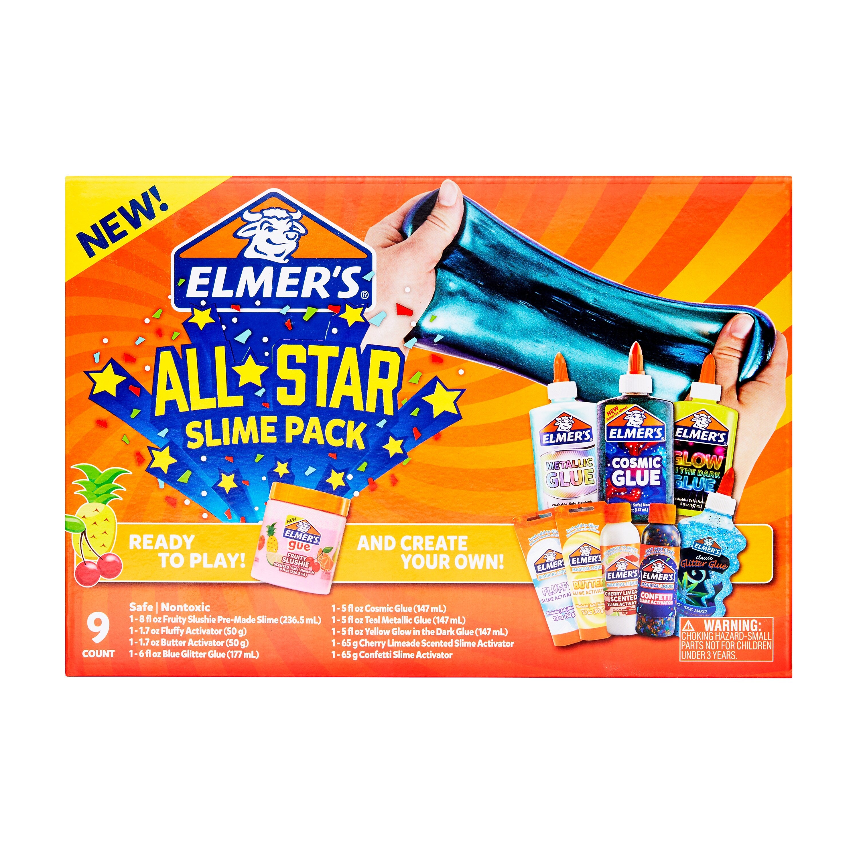 Elmer's All-Star Slime Kit, 9/Pack (2119929)