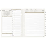 2026 AT-A-GLANCE 11" x 8.5" Daily & Monthly Planner Refill Pages, White/Brown (491-225-26)