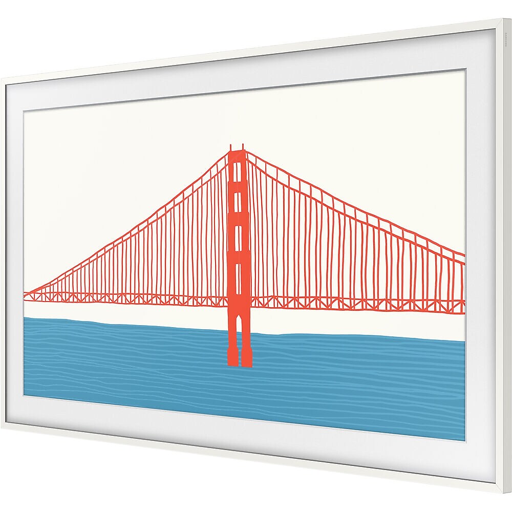Samsung Frame Customizable Bezel TV Accessory Compatible with 50" Frame TV (VG-SCFA50WTBZA)