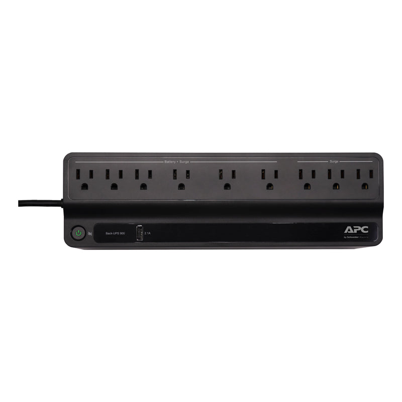 APC Back-UPS 900VA 9-Outlet Battery Backup & Surge Protector, Black (BVN900M1)