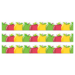 Creative Teaching Press EZ Border, 3" x 2', Apple Time Apples, 24/Pack, 3 Packs/Bundle (CTP11070-3)