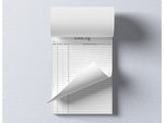 Better Office Activity Log Notepad, 8.5" x 11", Project-Ruled, White/Black, 50 Sheets/Pad (25836)