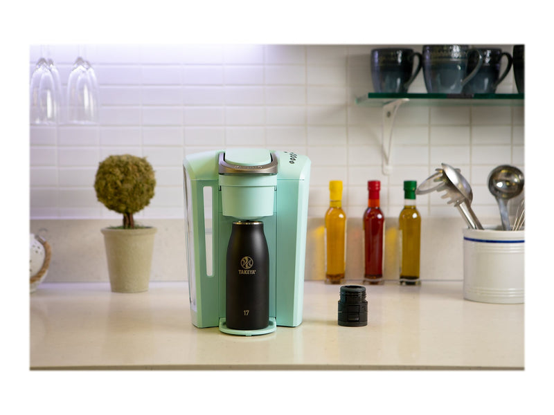 Takeya Traveler Stainless Steel Vacuum Insulated Travel Mug, 17 oz., Onyx (51273)