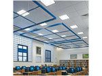 Armstrong CORTEGA Square Lay-In Edge Ceiling Tile, 24" x 48", Tech Black, 12/Carton (BP769ABL)