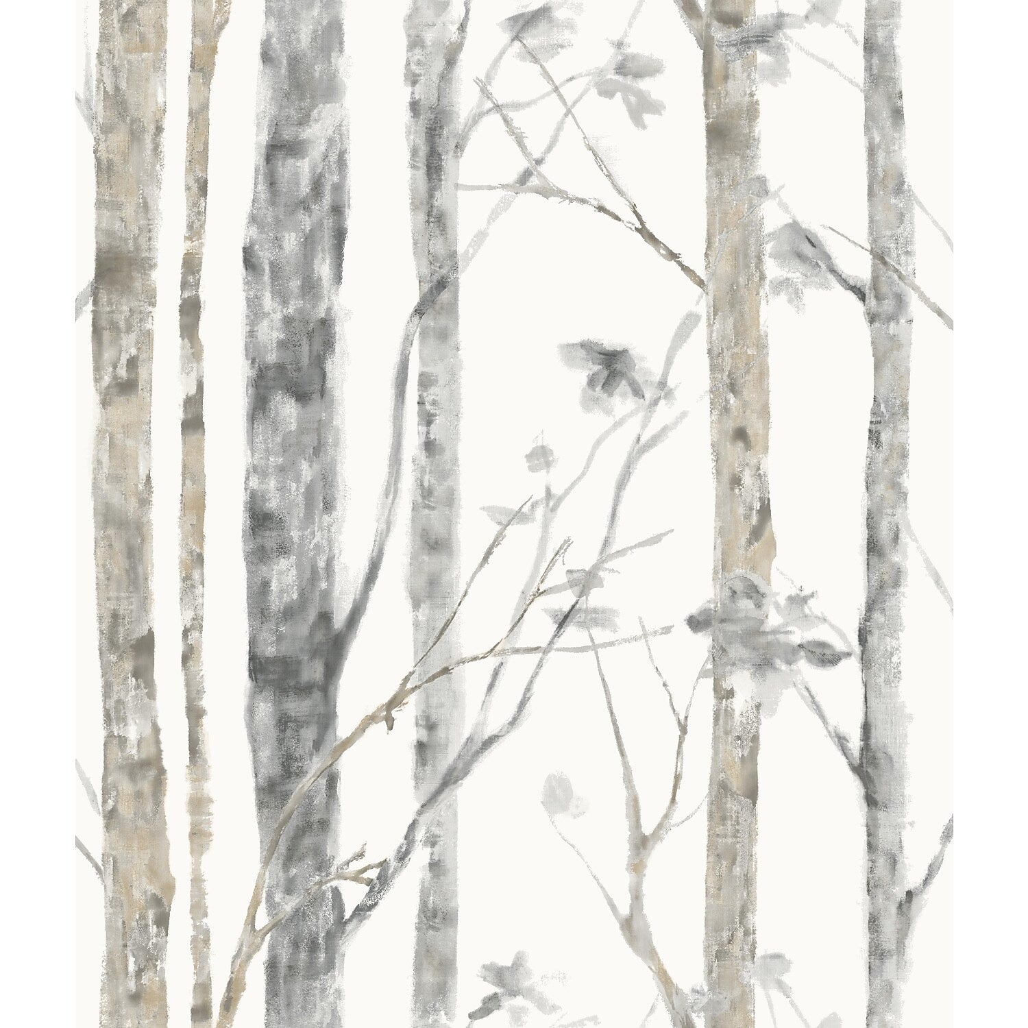 York Wallcoverings Birch Trees Peel and Stick Wallpaper (RMK9047WP)