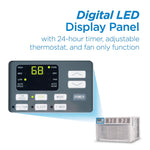 Black & Decker 115-Volt 14,000 BTU Window Air Conditioner with Remote, White (BWAC14WTB)