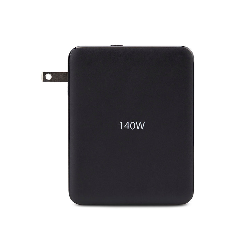 StarTech GaN USB-A/USB-C Wall Charger, 140W, Black (3114GCN-WALL-CHARGER)