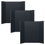 Flipside Foam Project Board, 36" x 48", Black, 3/Pack (OVS30087)