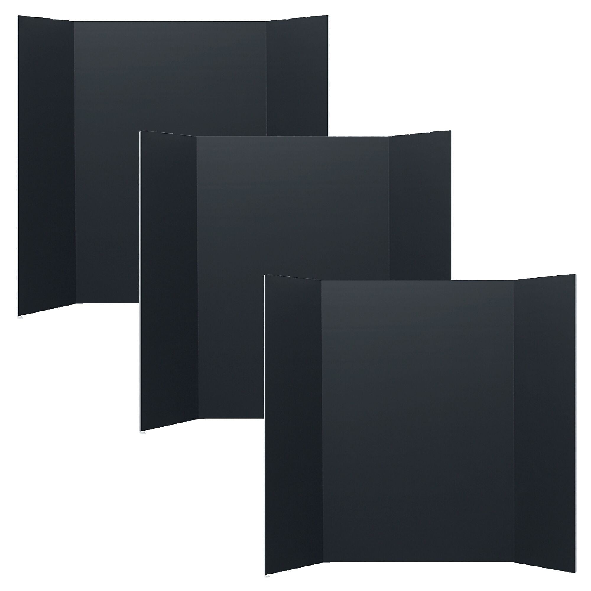 Flipside Foam Project Board, 36" x 48", Black, 3/Pack (OVS30087)