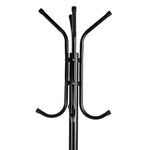 Mind Reader Freestanding Coat Rack, Multi-Hook Organizer, Black, Metal (CRACK11-BLK)