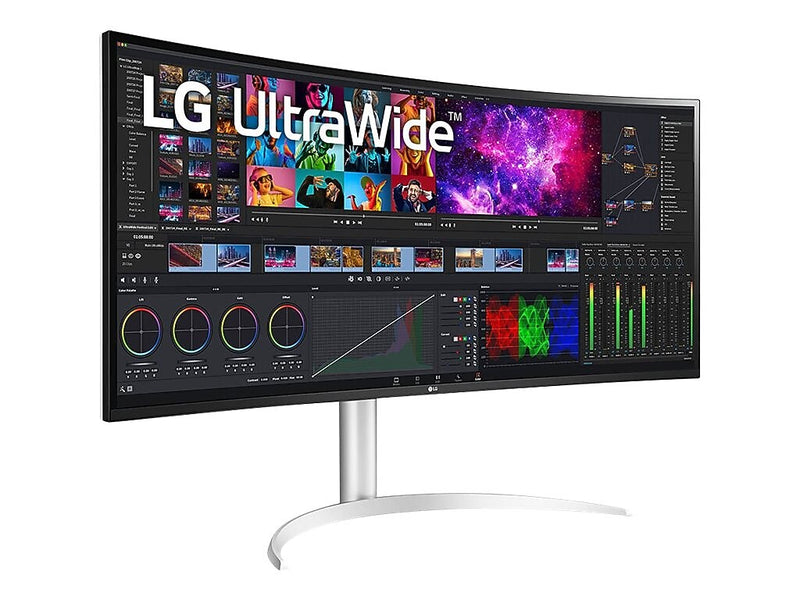 LG 39.7" Curved 4K Ultra HD LED Monitor (40BP95C-W)