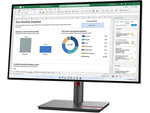 Lenovo ThinkVision P27h-30 27" WLED Monitor, Black (63A1ZAR1US)