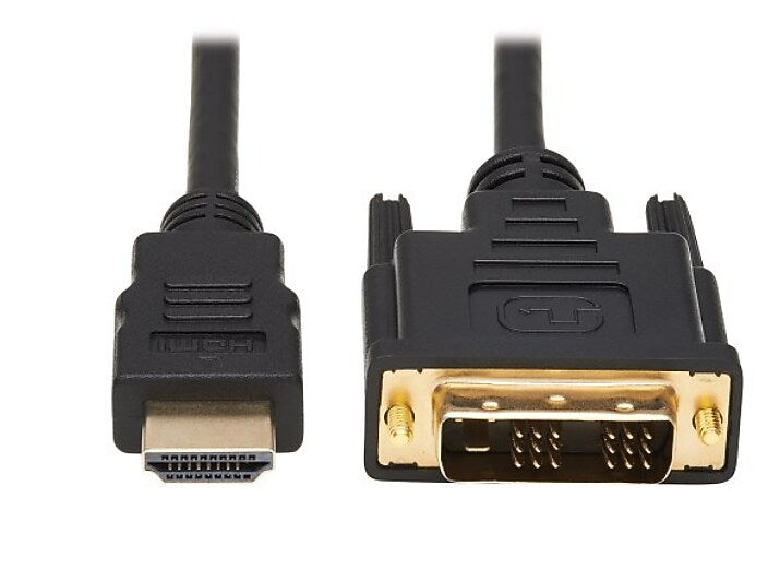 Tripp Lite HDMI to DVI-D Audio/Video Adapter, Male to Male, Black (TRPP566010)