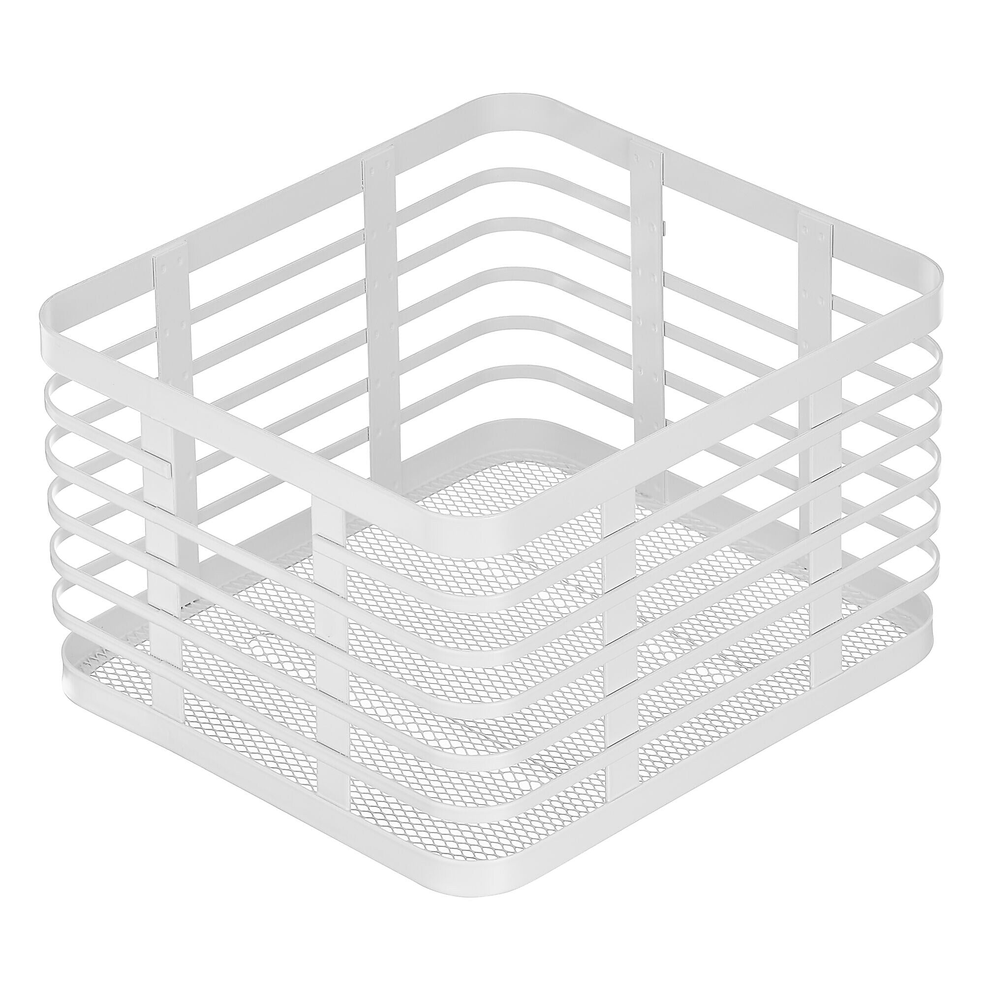 mDesign Steel Organizer, Matte White (25941)