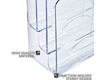 Azar Brochure Holder, Clear Plastic (250099)