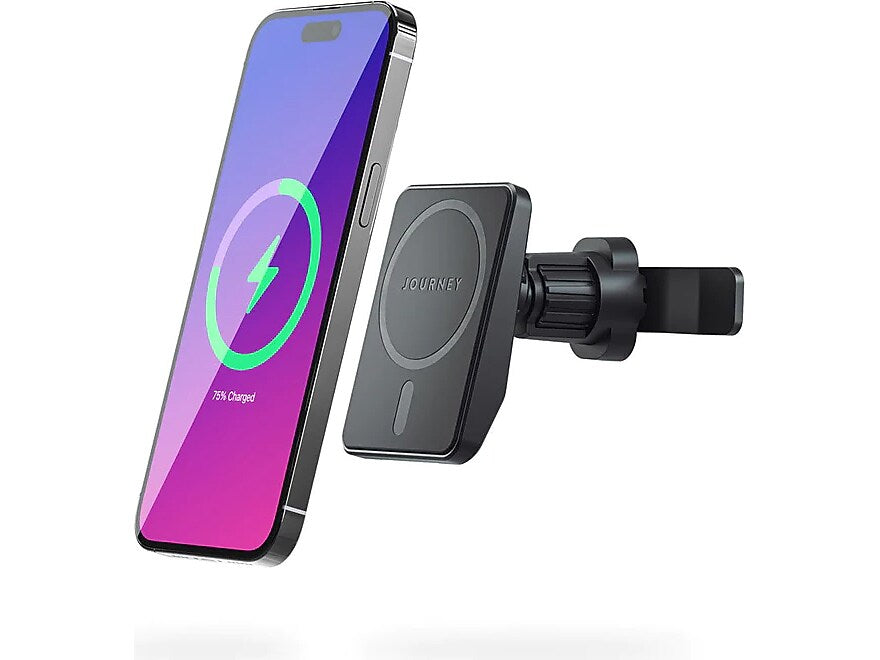Journey EXPRESS MagSafe Wireless Car Mount Charger, Black (JREMWCVM)