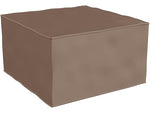 Flash Furniture Bright Beginnings Vinyl Modular Classroom 1-Seater Ottoman, Brown (MK-KE15679-GG)