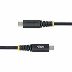 StarTech 6.56 ft. USB-C Charging Cable, Male to Male, Black (S2CEPR2M-USBSL-CABLE)
