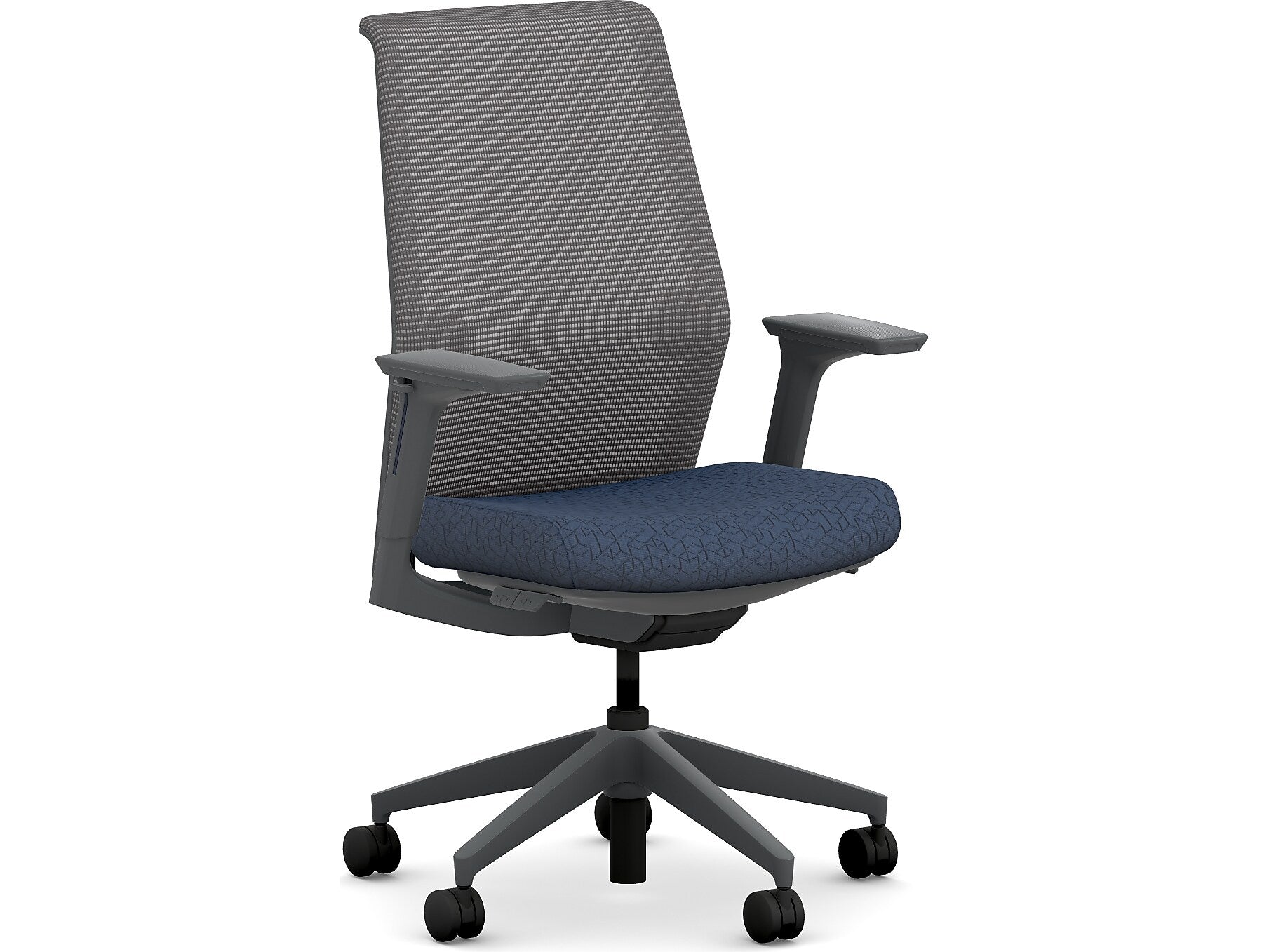 HON Cipher Mesh/Fabric Swivel Task Chair, Navy/Charcoal (HCFRT.STC.H.S.IC.APX13.TC00.AL.RE.SB.S)