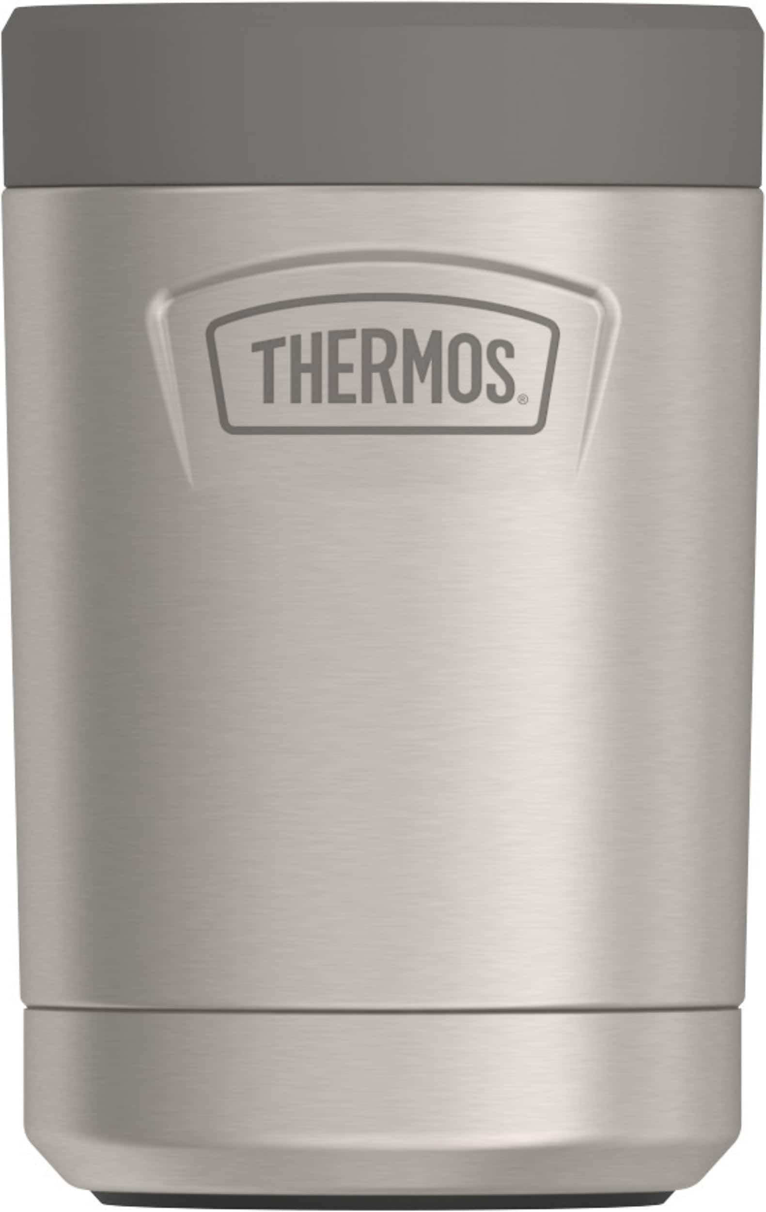 Thermos Icon Stainless Steel Vacuum Insulated Can Insulator, 12 oz., Matte Stainless (EAIS1502MS4)