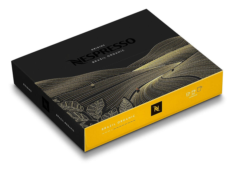 Nespresso Brazil Organic Coffee Nespresso Professional Capsules, Espresso Roast, 50/Box (8907.84)