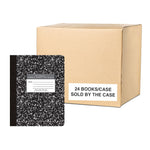 Roaring Spring Paper Products Composition Notebooks, 7.5" x 9.75", College Ruled, 100 Sheets, Black, /Carton (77264CS)