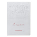"Holiday Merrymaking" Holiday Card w/ Red Lined White Envelope, 400/BX