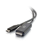 C2G Cables to Go USB-C to HDMI Audio/Video Adapter Cable, Male to Male, Black (26889)