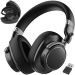 Delton M201 Wireless Active Noise Cancelling Bluetooth Stereo Business Computer Headset, Black (DBHM201D)