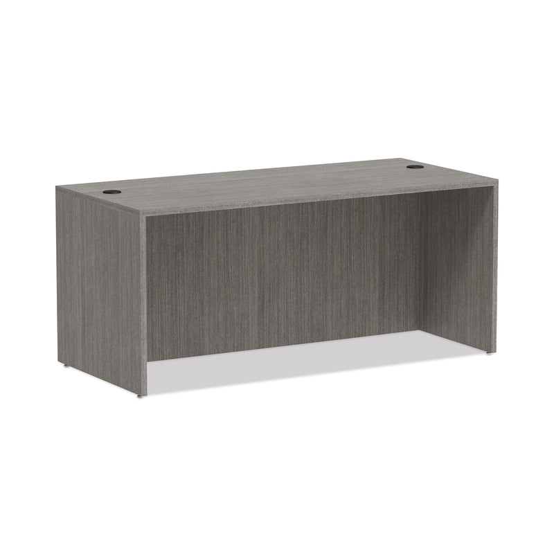 Alera Alera Valencia Series Straight Front Desk Shell, 65" x 29.5" x 29.63", Gray