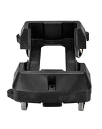 Alpine Industries Rectangular Trash Can Dolly, 200 lb. Weight Capacity, Black (477-DOLLY)