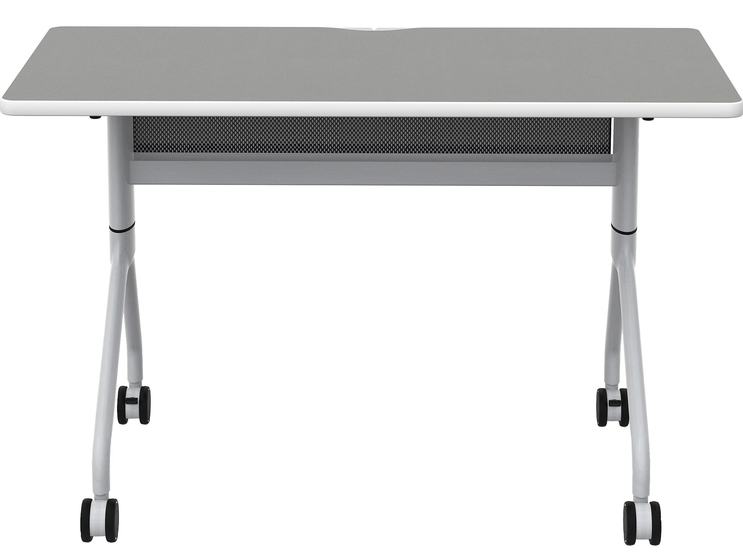 Safco Rumba Training Room Table, 24" x 48", Fashion Gray (RBA4824FLSLFNGY)
